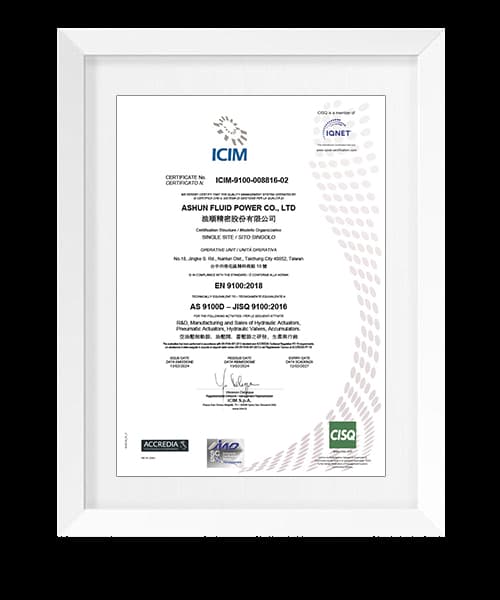 AS9100 certificate